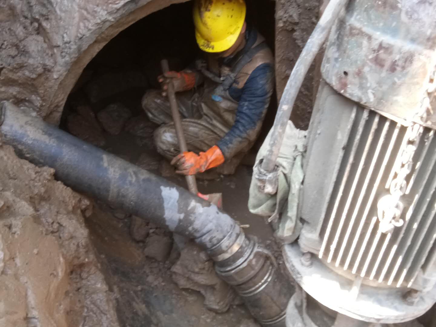 渔洋镇管道清淤