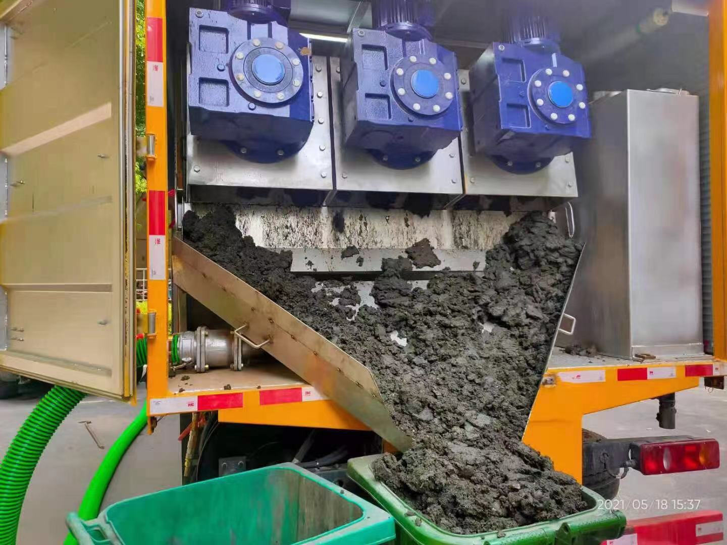 渔洋镇化粪池清掏城市维护站-泥浆净化干湿分离处理